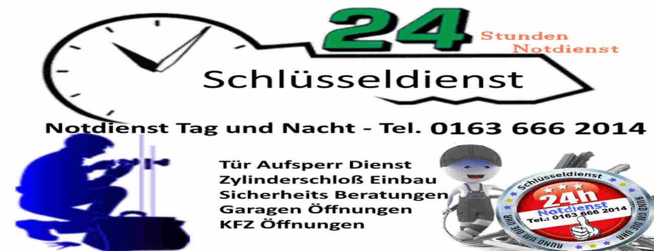 Schlüsseldienst Notdienst Tag und Nacht